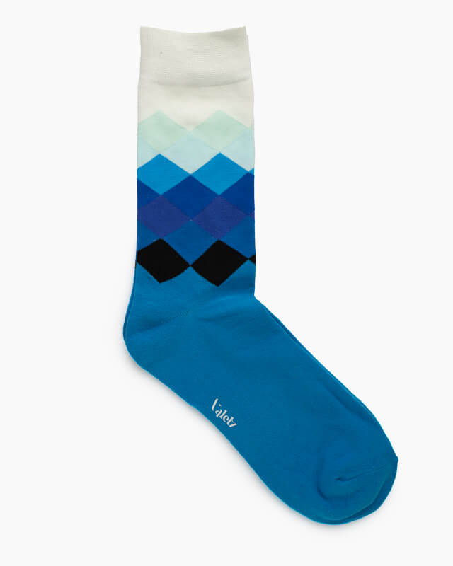 Multicolor sky blue sock - Unisex