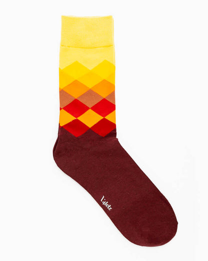 Multicolor sunset sock - Unisex