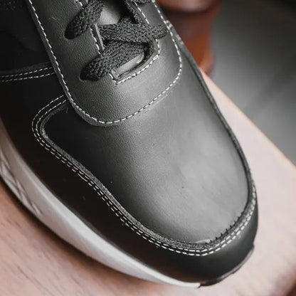 Flex Oxford brogue black leather