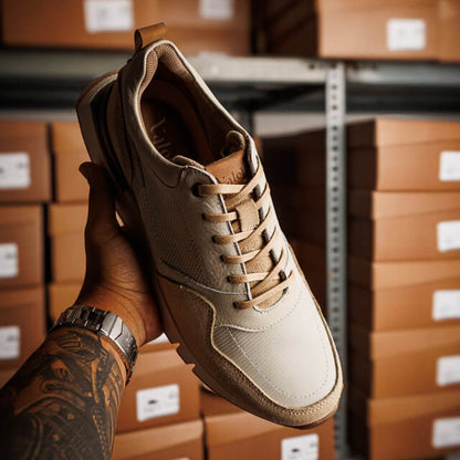 Casual shoe in genuine leather B. Cognac SantoCacique™ 🇨🇴