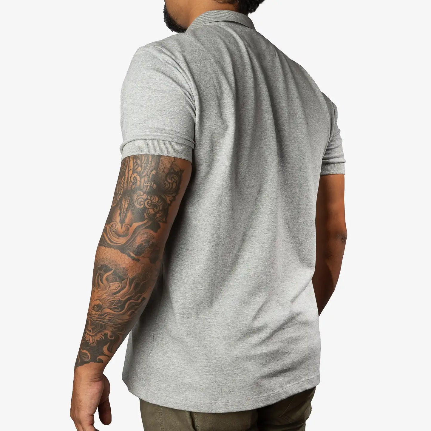 Camiseta polo manga corta Gris Jasper