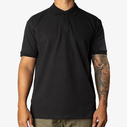 Camiseta polo manga corta Negra