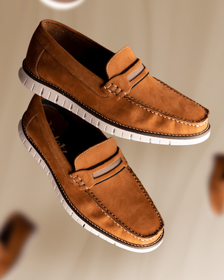 Mocasin canela nubuck