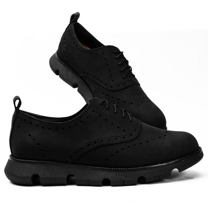 Oxford brogue Negro Nubuck - Valetz Shoes - Zapato